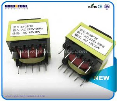 EI28 * 18 پین کوچک نوع قدرت ترانسفورماتور الکترونیکی 220V مرغوب 15V کنترل خط